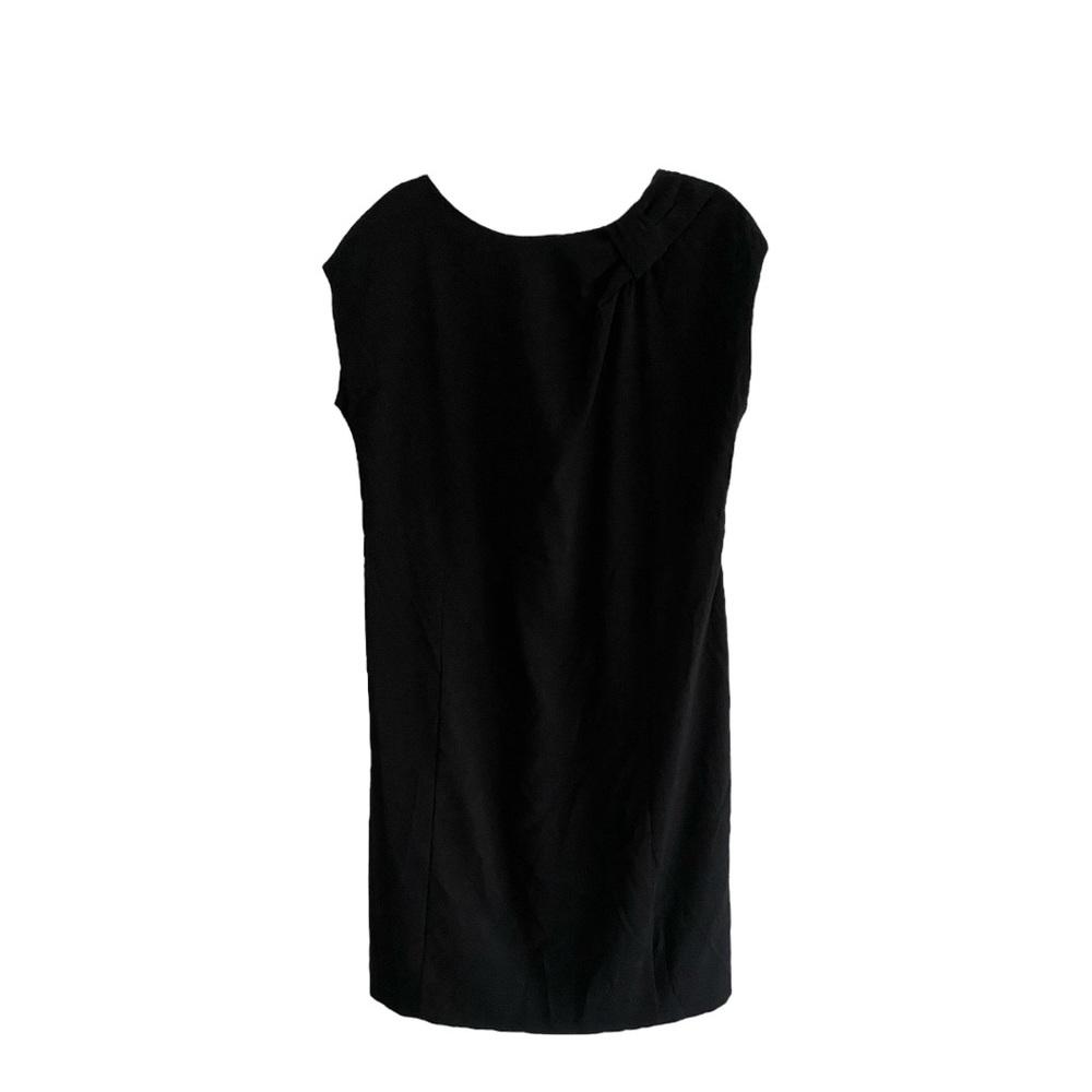 Liz Claiborne Elegant Black Lined Sleeveless Sheath Dress